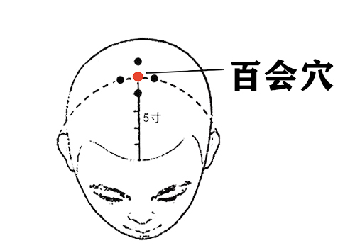百会穴 百会穴